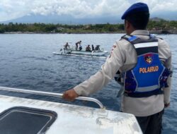 Kurang dari 24 Jam Sat Polairud Polres Karangasem dan Tim Gabungan, Berhasil Evakuasi Korban Hilang di Pantai Tianyar