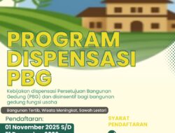 Pelayanan Dispensasi PBG & Disinsentif Bangunan Gedung Pungsi Usaha