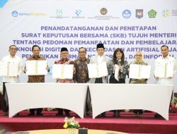 Mendagri Tandatangani SKB 7 Menteri tentang Pedoman Pemanfaatan Teknologi Digital dan Kecerdasan Artifisial