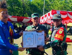 Kasdam XVII/Cenderawasih Resmi Tutup TMMD Ke-128 di Kampung Sansundi