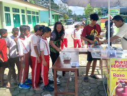 SD Kartika Biak Promosikan Penerimaan Murid Baru dengan Cara Kreatif Bersama Mas Pukis Legend