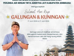 Perumda Air Minum Amertha Jati Kabupaten Jembrana Mengucapkan Selamat Hari Raya Galungan dan Kuningan