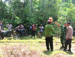 Kodim 1708/BN Amankan Kunjungan Wagub Papua ke Lokasi Rencana Badan Antariksa di Biak