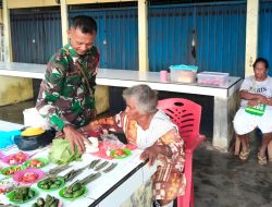 Ini Imbauan Babinsa kepada Pedagang Sayur