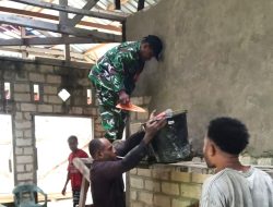 Plester Rumah? Babinsa Juga Bisa