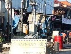 Mimih Dewa Ratu…! Pelaksana Proyek Penataan Pedestrian Jalan Ngurah Rai Abaikan Standar K3