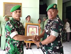 Dandim 1708/BN Lepas Masa Purna Tugas Mayor Widodo