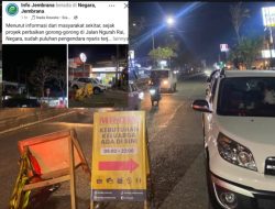 Diduga Abaikan Instruksi Dinas Terkait, Pelaksana Proyek Pedestrian Kota Negara Mendapat Sorotan di Medsos