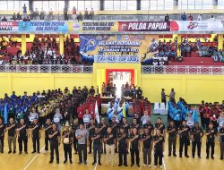 Dandim 1708/BN Hadiri Pembukaan Kapolda Cup U-19