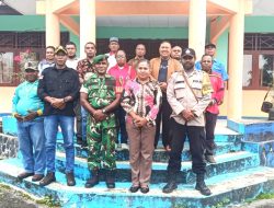 Babinsa Biak Kota Ikuti Rapat HUT Ke-81 RI di Yendidori