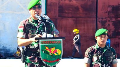 Pangdam XVII/Cenderawasih Pimpin Pelepasan Satgas Pamtas RI-PNG di Biak