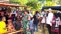 Babinsa Hadiri Tradisi Mas Kawin di Numfor