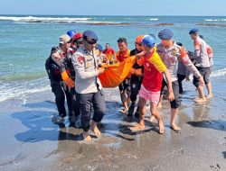 Amor Ing Acintya…! Korban Terseret Arus di Pantai Pererenan Ditemukan Tim SAR Gabungan dalam Kondisi Meninggal