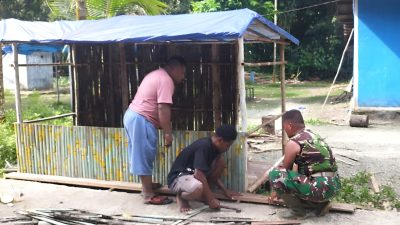 Babinsa Bantu Wujudkan Usaha Warga Lewat Pondok Jualan