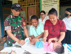 Pendampingan Posyandu dan Penimbangan Balita di Kampung Pyefuri