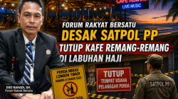 Forum Rakyat Bersatu Desak Satpol PP Tutup Kafe Tuak Remang Remang di Labuhan Haji