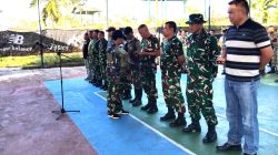 Kasdim Pimpin Apel Luar Biasa, Personel Kodim 1708/BN Bersihkan Aset Satuan