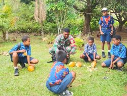 Babinsa Koramil 1708-03/Biak Barat Berikan Motivasi kepada Siswa SMP