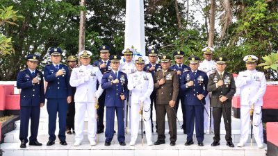 Dandim 1708/BN Hadiri Ziarah Nasional HUT Ke-81 TNI di TMP Cenderawasih Biak