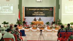 Jam Komandan, Dandim 1708/BN Tekankan Disiplin Dalam Pengelolaan Keuangan dan Keharmonisan